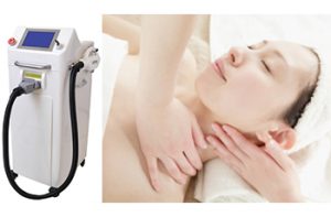 当院の新型脱毛器による女性施術